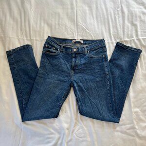 Levi's 502 Regular Taper Medium Wash Jeans | Boys 16 Husky